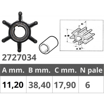 JOHNSON / EV IMPELLER 2T 1.5-2-4-6 HP