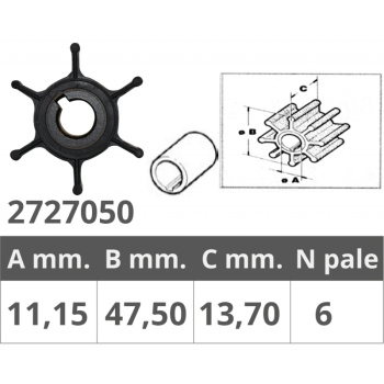 YAMAHA 2T 2 HP IMPELLER