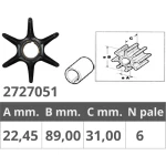 YAMAHA / MERCURY / SELVA 2 / 4T IMPELLER