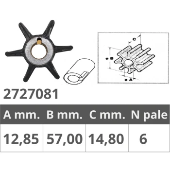 FORCE IMPELLER 2T 9.9-15 HP