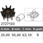 IMPELLER JAB.836-0001-JOHN.08-1029B