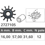 JAB IMPELLER 1210-3085-JOHN.09102BB