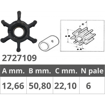 IMPELLER JAB.673-001-JOHN.09-1026B