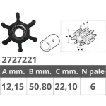 ORIGINAL JABSCO IMPELLER 653-0001