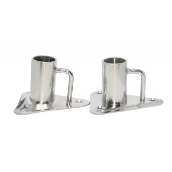 STAINLESS STEEL STANCHION BASES