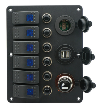 CIRCUIT PANEL 6 SWITCHES