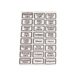 SELF-ADHESIVES SYMBOLS FOR SWITCH