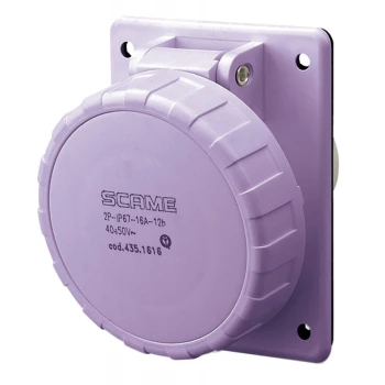 SOCKET 2P 12/24V. 16A IP67
