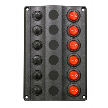 CIRCUIT PANEL 6 SWITCHES