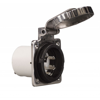 INOX PLUG 2P+T 220V. 16A IP56