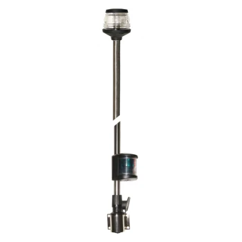 EXTRACTABLE POLE WITH ALL AROUND NAVIGATION LIGHT