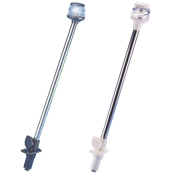 EXTRACTABLE POLE WITH ALL AROUND NAVIGATION LIGHT