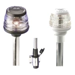 EXTRACTABLE POLE WITH ALL AROUND NAVIGATION LIGHT