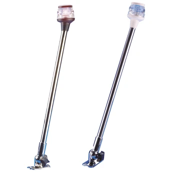 FOLDING POLE WITH ALL AROUND NAVIGATION LIGHT