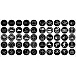 KIT 50 LABELS FOR SWITCHES
