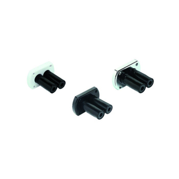 WHITE DUAL THRU-HULL HOSE KIT
