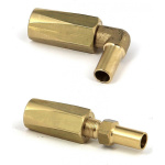 REUSABLE BRASS FITTING FOR R7 5/16 HOSE