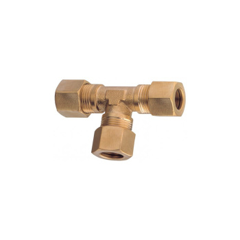BRASS TEE FITTNG FOR COPPER TUBE