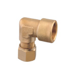 BRASS FEMALE CURVED FITTING