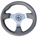 GREY T12 STEERING WHEEL MM.300