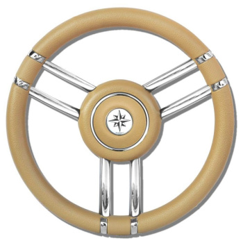 BEIGE T27 STEERING WHEEL Ø MM.350