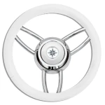 WHITE T26 STEERING WHEEL Ø MM.350