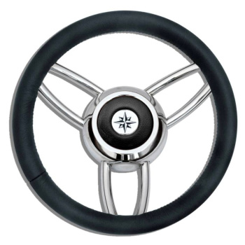 BLACK T26 STEERING WHEEL Ø MM.350