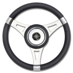 BLACK T29 STEERING WHEEL Ø MM.350
