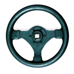 BLACK V45 STEERING WHEEL MM.280