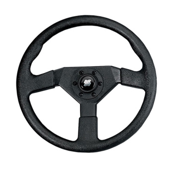 BLACK V38 STEERING WHEEL MM.350