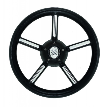 BLACK V56 STEERING WHEEL Ø MM.350