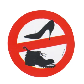 NO SHOES ON BOARD