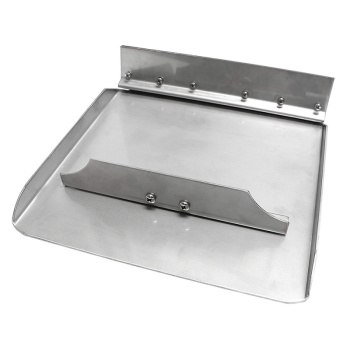 PAIR OF STAINLESS STEEL TAB
