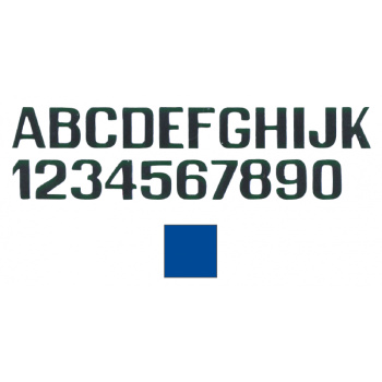LIGHT BLU  LETTERS AND NUMBERS MM.100