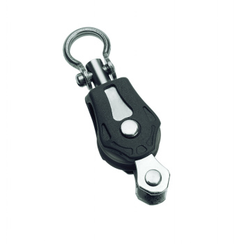 SINGLE BLOCK - SWIVEL + BECKET