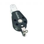 SINGLE BLOCK - FIXED EYE CLEVIS PIN + BECKET