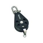 SINGLE BLOCK - SWIVEL + BECKET