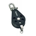 SINGLE BLOCK - SWIVEL + BECKET