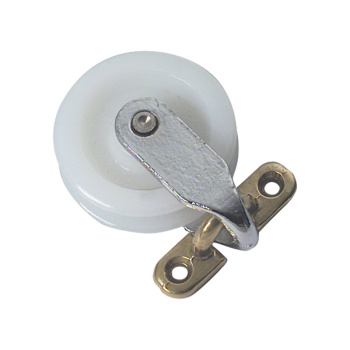 OSCILLATING PULLEY IN NYLON AND CHROMED BRASS