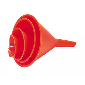 SET OF 4 PLASTIC FUNNELS
