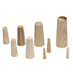 WOODEN PLUGS SET OF 9 PIECES