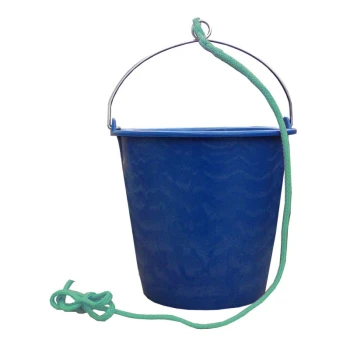 PLASTIC BUCKET WITH ROPE CAPACITY LT.10