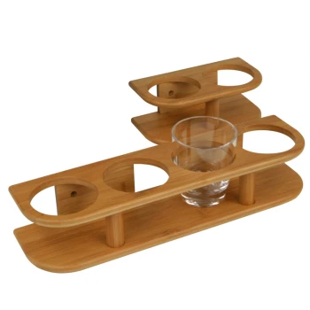 BAMBOO GLASS HOLDER