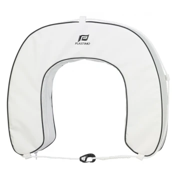 HORSESHOE BUOY WITH REMOVABLE COVER