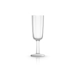 WHITE CHAMPAGNE GLASS