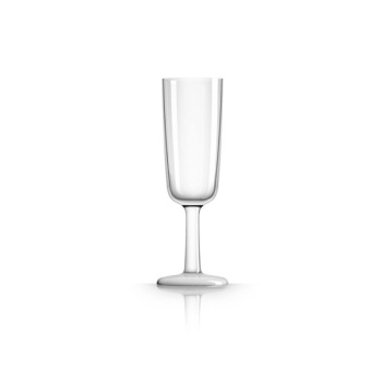 WHITE CHAMPAGNE GLASS