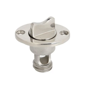 TAMPÃO  OVAL INOX 51x38 MM