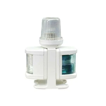Luz combinada tricolor (branca,bombordo,