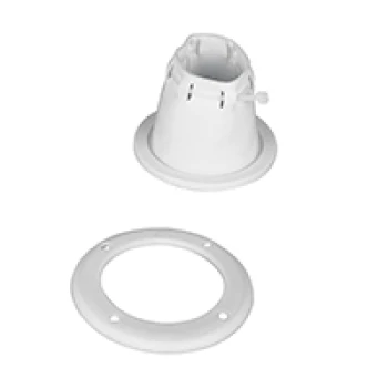 Caixa de Cabo ajustável com anel aparafusador, Ø105mm, cut-out Ø85
Branco