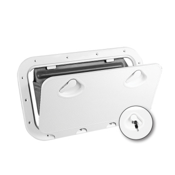 Escotilha c/ Bolsa e Fechadura - CLASSIC - 355x600mm - Branca